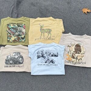Cardin McCoy Kids Long Sleeve Graphic Tee Bundle xxs